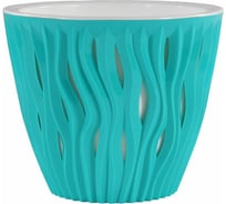 Кашпо bmc КШ5407 Вдохновение бирюза, 15.5х15.5 см, 1.6 л 057558