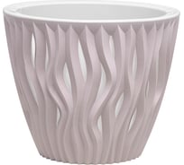 Кашпо bmc КШ8646 Вдохновение бежево-розовое, 17х17 см, 2.25 л 060880