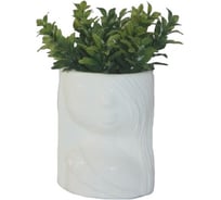 Кашпо Сады Аурики Кашпо-девочка 0701 0.35 л, белое 057968