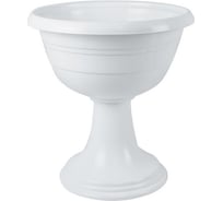 Кашпо-Вазон Тюльпан, d=300, h=335, 6 л, белый POLYAGRO 8067910