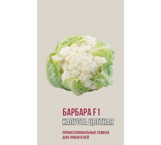 Семена Агрони Капуста цветная БАРБАРА F1 1137