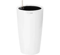 Кашпо Ola Dom DELUXE круглое LONG 31 литра белый 400х400х750мм 072942