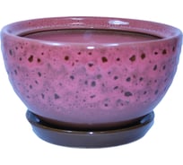 Горшок для цветов Котовская керамика Камелия 1 розовый люкс 10000950