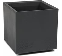 Квадратное кашпо на колесиках LAMELA Sp.z o. KARO ECO recycled 935 40х40х39.4 см, 36 л, антрацит 064858