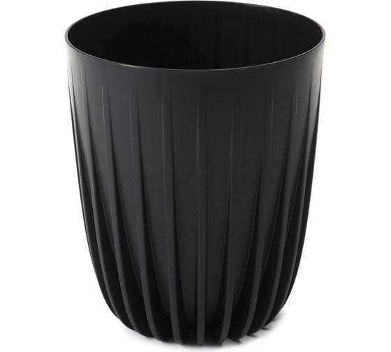 Кашпо LAMELA Sp.z o. MIRA ECO recycled 914 25х29.7см, 6.2 л, черное 064823 1
