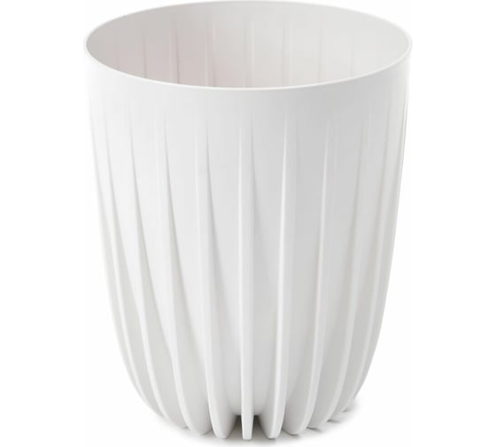Кашпо LAMELA Sp.z o. MIRA ECO recycled 913 19х22.6 см, 2.4 л, белое 064812