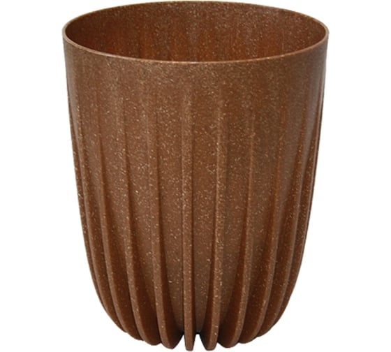 Кашпо LAMELA Sp.z o. MIRA ECO wood 939 25х29.7см, 6.2 л, натуральное дерево 064828 1