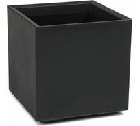 Квадратное кашпо на колесиках LAMELA Sp.z o. KARO ECO recycled 935 40х40х39.4 см, 36 л, черное 064855