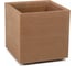 Квадратное кашпо на колесиках LAMELA Sp.z o. KARO ECO wood 884 40х40х39.4 см, 36 л, натуральное дерево 064854 1