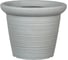 Пластиковый горшок Scheurich Luna декор Stony Grey форма 292 38х30 см, серый 62112 1