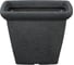 Пластиковый горшок Scheurich Gardo декор Stony Black форма 291 34х27 см, черный 61139 1