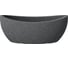 Пластиковый горшок Scheurich Wave Globe Jardiniere декор SсhwarzGranit форма 253 58х23 см, черный 55371 1