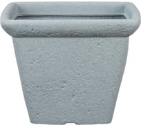 Пластиковый горшок Scheurich Gardo декор Stony Grey форма 291 34х27 см, серый 61144