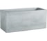 Пластиковый горшок Scheurich C-Cube High декор Stony Grey форма 240 80х27 см, серый 57842 1