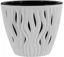 Кашпо bmc КШ5409 Вдохновение белое/черное, 17х17 см, 2.25 л 057567