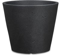 Пластиковый горшок Scheurich C-Cone Stony Black 238 40х33 см, черный 58831