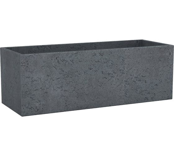 Пластиковый горшок Scheurich C-Cube High Stony Black 240 60х33 см, черный 63200 1