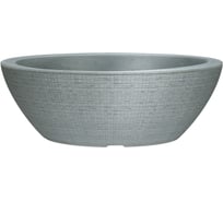 Пластиковый горшок Scheurich Barceo Jardiniere Stony Grey 298 60х20 см, серый 63209
