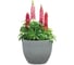 Пластиковый горшок Scheurich Barceo Stony Grey 295 30х22 см, серый 63201 1