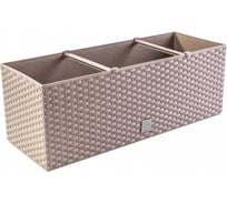 Горшок цветочный Prosperplast Rato Case 500 балконный, мокка DRTC500-7529U