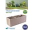 Горшок цветочный Prosperplast Rato Case 500 балконный, мокка DRTC500-7529U 2