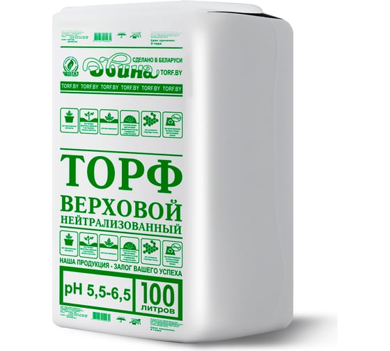 Нейтрализованный верховой торф Сила Суздаля Двина 100 л 4811718002967
