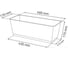 Горшок цветочный Prosperplast Ratolla PW 500 навесной, коричневый DRL500PW-440U 7