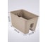 Горшок цветочный Prosperplast Ratolla Square 400 навесной, мокка DRLB400-7529U 4