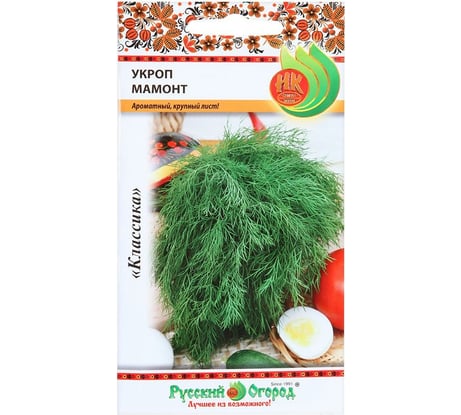 Семена РУССКИЙ ОГОРОД Укроп Мамонт 2 г 307313