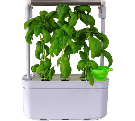 Гидропонная установка с фитолампой HobbyFarm Mini 6 ячеек DQ6200-LB-6