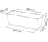 Горшок цветочный Prosperplast Ratolla PW 400 навесной, белый DRL400PW-S449 3
