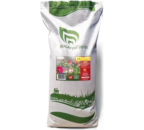 Семена МосАгроГрупп Газон с цветами 20 кг ВИ200011