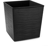 Кашпо Scheurich JUKA с вкладышем пластик d40х40х41,5см dluto черный 050453