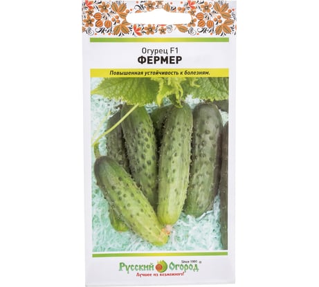 Семена РУССКИЙ ОГОРОД Огурец Фермер F1 10 шт. 301420