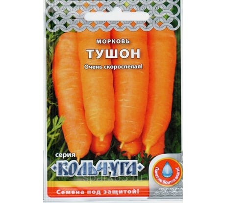Семена РУССКИЙ ОГОРОД Морковь Тушон Кольчуга 2 г Е09331