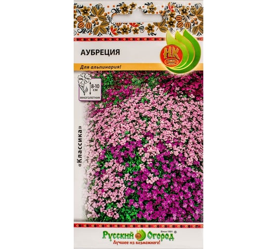 Семена РУССКИЙ ОГОРОД Цветы Аубреция, смесь 0.1 г 702111 1