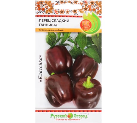 Семена РУССКИЙ ОГОРОД Перец сладкий Ганнибал 0.2 г 305035
