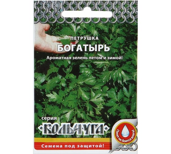 Семена РУССКИЙ ОГОРОД Петрушка Богатырь Кольчуга 2 г Е04093 1