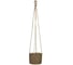Кашпо плетеное с подвесом Scheurich Nut BROWN d15см натуральный коричневый h14 cm 073643 1