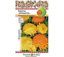 Семена РУССКИЙ ОГОРОД Цветы Бархатцы Хризанта 40 шт. 701438
