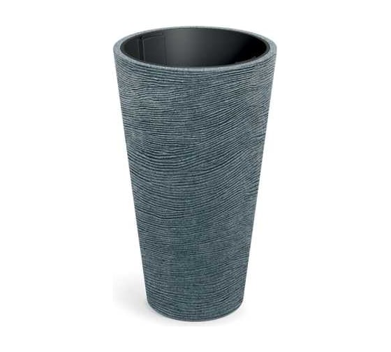 Кашпо Scheurich Tubra Round Slim d60, h100 см, 56л, гранит 073645 1