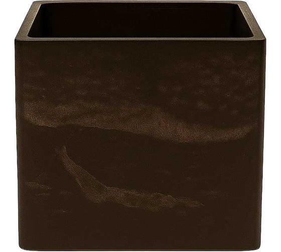 Кашпо для цветов NeoКомпозит 150х150, коричневой СтКв-150 К 1