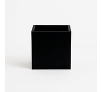 Кашпо для цветов NeoКомпозит 150х150 Черный СтКв-150 Ч