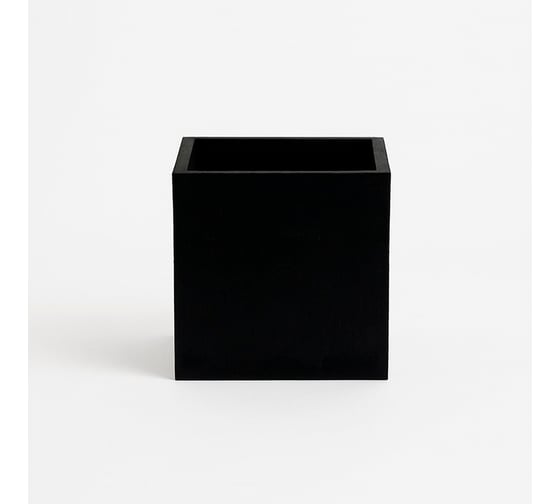 Кашпо для цветов NeoКомпозит 150х150 Черный СтКв-150 Ч 1