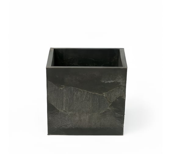 Кашпо для цветов NeoКомпозит 150х150 Графит СтКв-150 Г 1