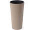 Кашпо Scheurich LILIA ECO coffee jumper, d19см, h36.4см, кофе latte с вкладышем 070236 1