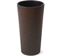 Кашпо Scheurich LILIA ECO coffee jumper, d30см, h60см, кофе espresso с вкладышем 070246