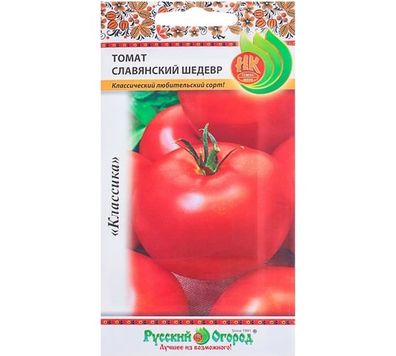 Семена РУССКИЙ ОГОРОД Томат Славянский шедевр 0.1 г 300176 1