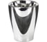 Высокое керамическое кашпо Scheurich 608 Mirror Silver высота 13 см, зеркальное серебро 058278 1