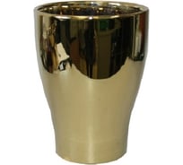 Керамическое кашпо Scheurich 608 MIRROR GOLD диам. 17 см, зеркальное золото 061273